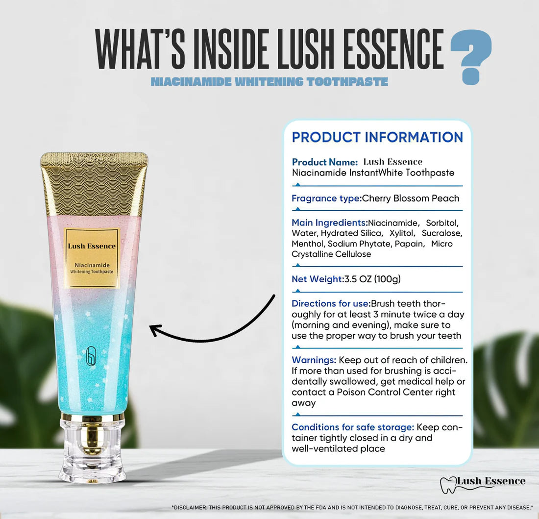Niacinamide Whitening Toothpaste - For Healthier, Whiter Teeth!