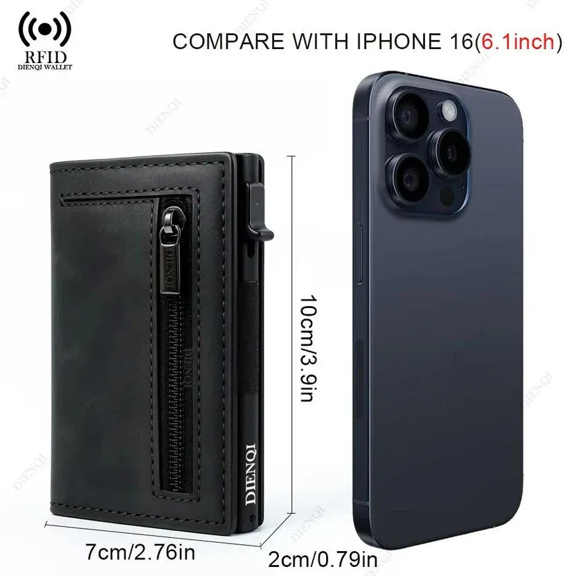 Pop Up Minimalist Wallet Cardholder Wallets for Men